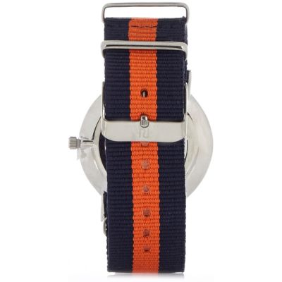 Orange stripe watch